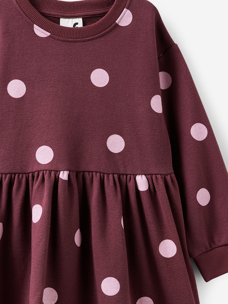 Cotton On Red Sammy Long Sleeve Dress - Image 2 of 3 Cotton On Red Sammy Long Sleeve Dress - Image 2 of 3