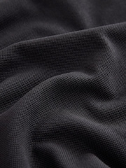 Noir - Long Sleeve Tipped Polo Shirt (3-16yrs) - Image 3 de 4