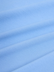 Light Blue Long Sleeve Polo Shirt (3-16yrs) - Image 3 of 4