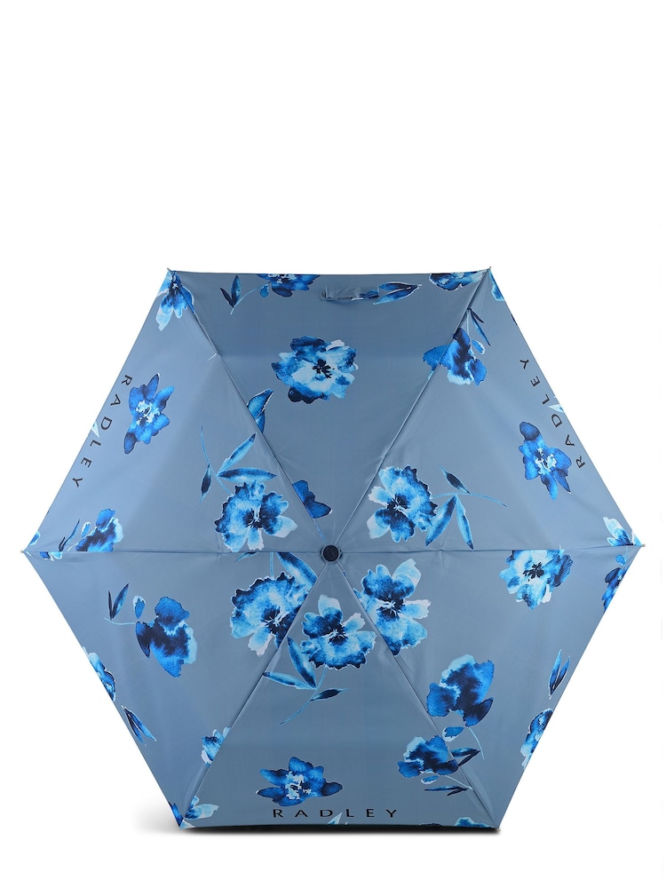 Parapluie Radley sac à main à fleurs picturales - Image 2 de 3