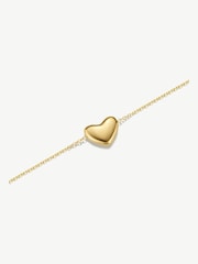 D.Louise Gold Tone Bubble Heart Single Bracelet - Image 4 of 4