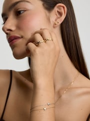 D.Louise Gold Tone Mini Heart Bracelet - Image 2 of 4