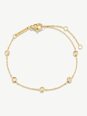 D.Louise Gold Tone Multi Stone Chain Bracelet - Image 1 of 2