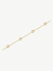 D.Louise Gold Tone Multi Stone Chain Bracelet - Image 4 of 4
