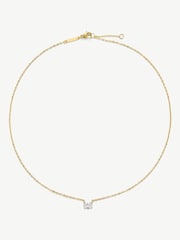 D.Louise Gold Tone Oval Solitaire Necklace - Image 2 of 3