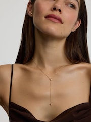 D.Louise Gold Tone Mini Heart Lariat Necklace - Image 1 of 4