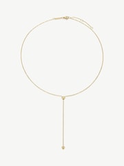 D.Louise Gold Tone Mini Heart Lariat Necklace - Image 3 of 4