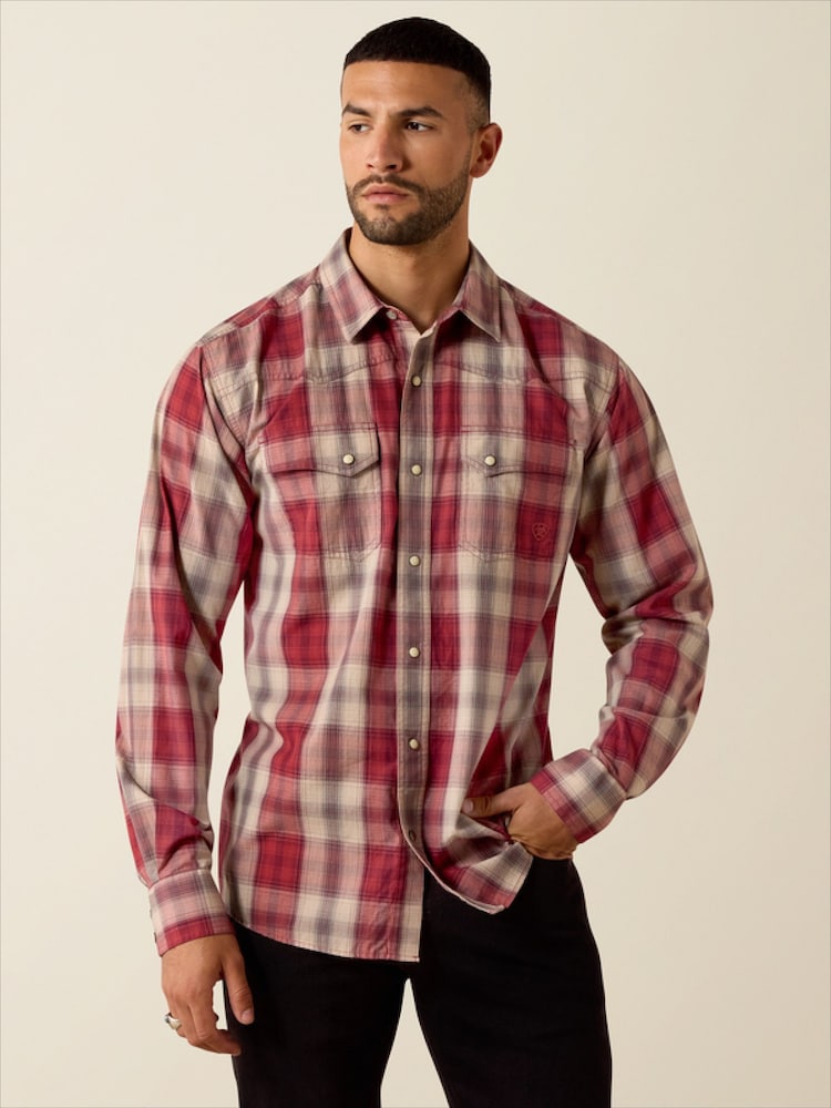 Ariat Retro Hawthorn Long Sleeve Shirt - תמונה 1 מתוך 4