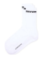J.Lindeberg White Johnson Tube Socks 3 Pack - Image 1 of 2