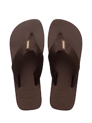 Havaianas Brown Urban Basic Material Flip Flops - Image 1 of 6
