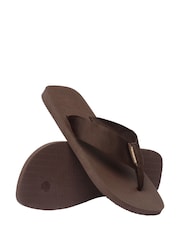 Havaianas Brown Urban Basic Material Flip Flops - Image 3 of 6