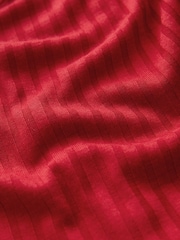 Red/White Strappy Scoop Neck Slouch Ribbed Vests 2 Pack - Image 8 of 9