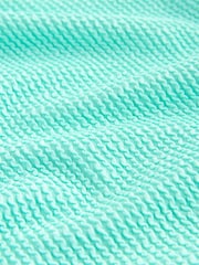 Mint Green Crinkle Scoop Neck Tummy Control Swimsuit - Image 8 of 10