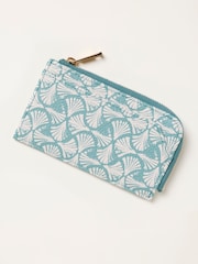 FatFace Green Shell Printed Card Holder - Image 1 of 3