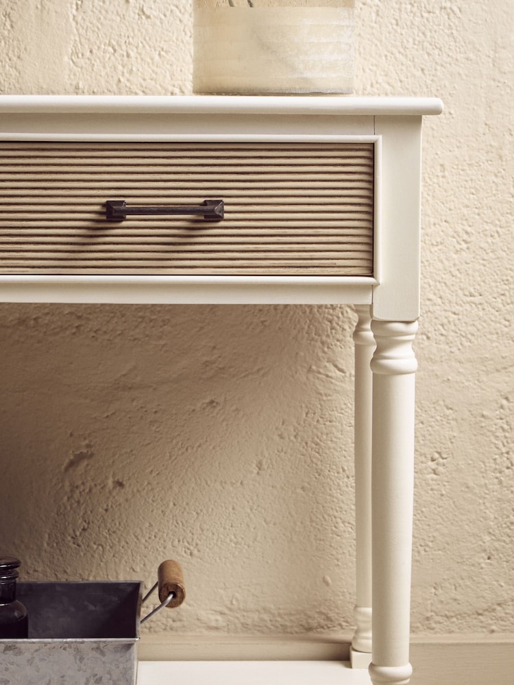 Interiors by Premier White Heritage 2 Drawers Console Table - Image 2 of 6