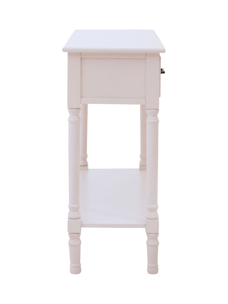 Interiors by Premier White Heritage 2 Drawers Console Table - Image 6 of 6