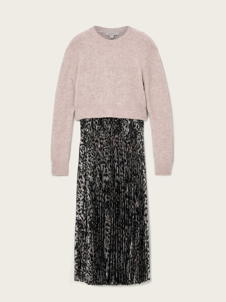 AllSaints Brown Evia Dress - Image 6 of 6 AllSaints Brown Evia Dress - Image 6 of 6