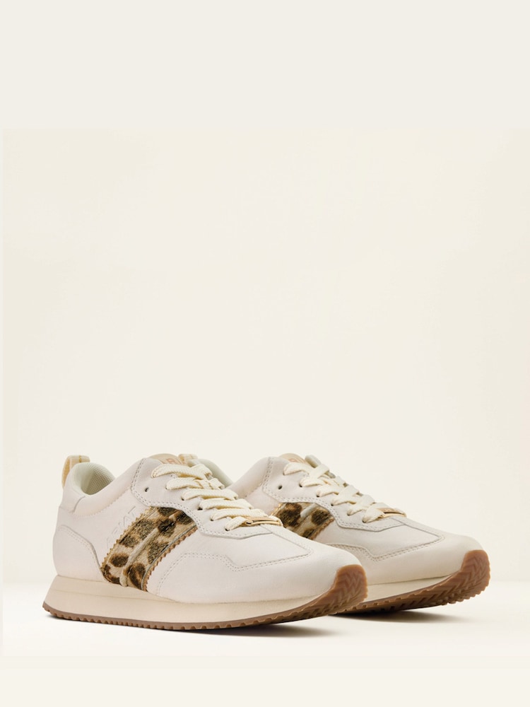 Ariat White Ranch Runner Trainer - Image 2 of 4