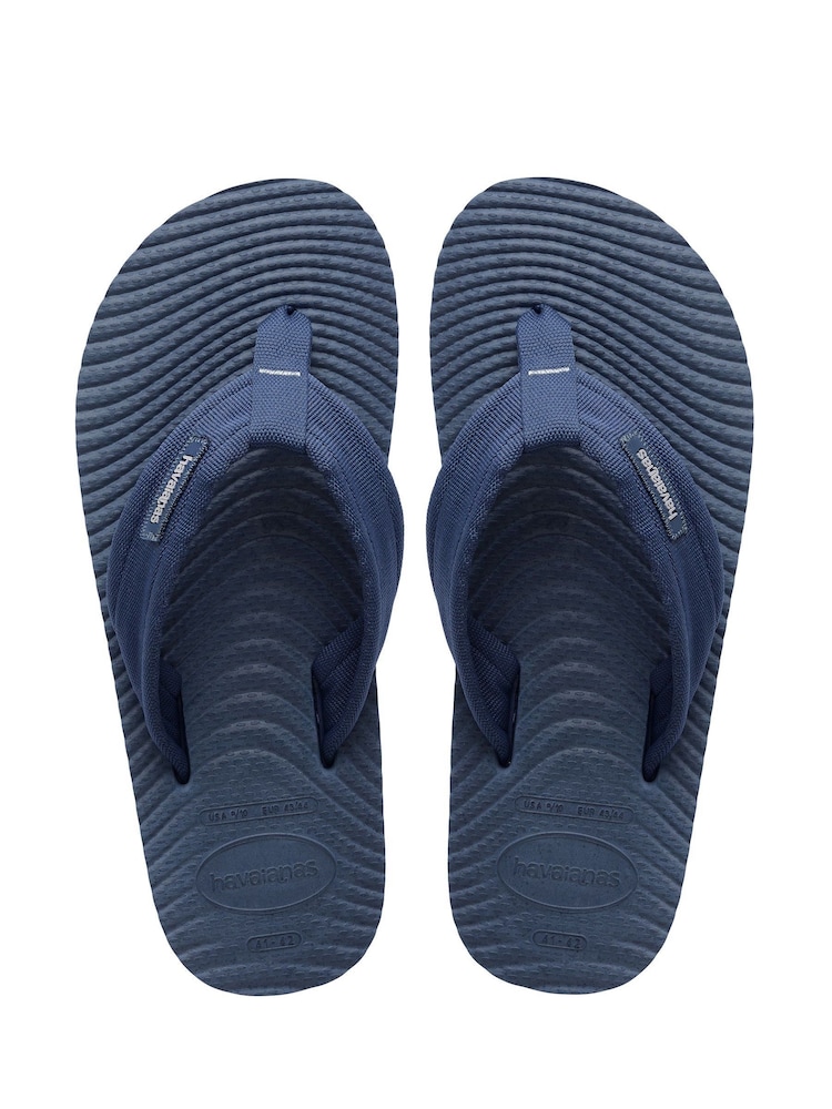 Havaianas Blue Surfer Coast Flip Flops - Image 1 of 6 Havaianas Blue Surfer Coast Flip Flops - Image 1 of 6