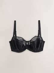 Black/Red DD+ Spot Mesh Non Pad Balcony Bras 2 Pack - Image 8 of 10