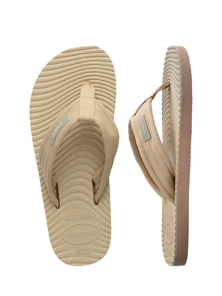 Buy Havaianas Cream Surfer Coast Flip Flops from Next USA display picture 2
