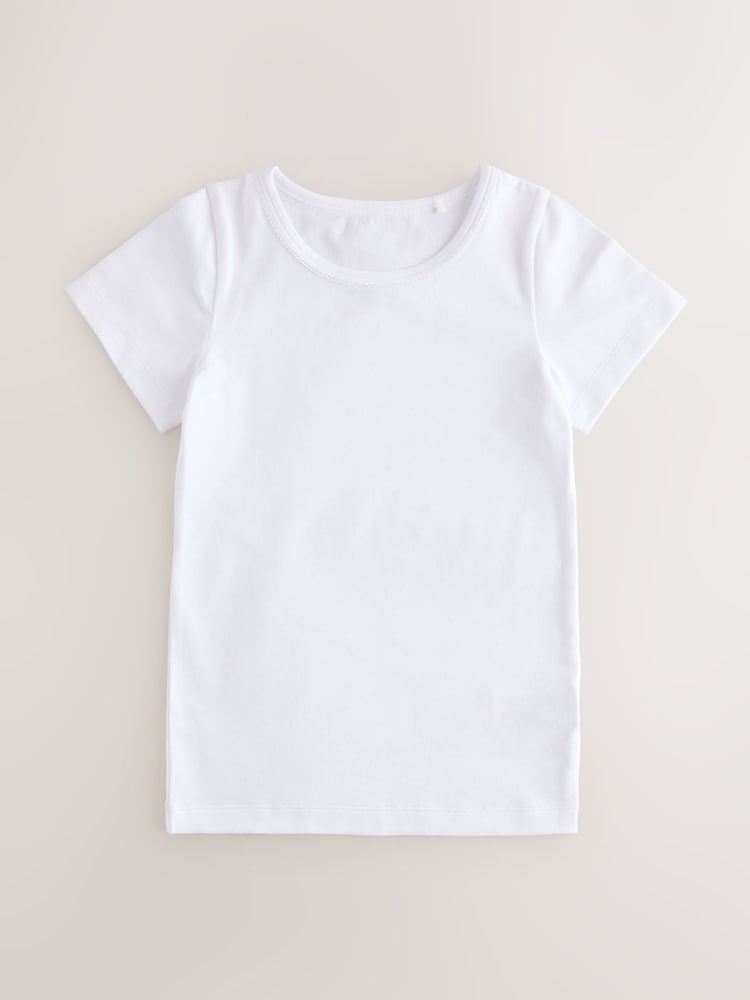 Blanco - Pack de 2 camisetas interiores de manga corta (1,5 - 12 años) - Imagen 2 de 5
