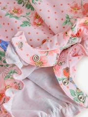 Pink Floral Cath Kidston Paddington Bear Baby Romper - Image 6 of 7