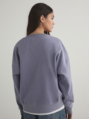 Bleu - Sweat-shirt Hamish à motif graphique automnal - Image 3 de 4