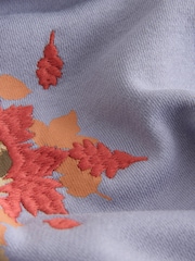 Blue Hamish Autumnal Graphic Sweatshirt - Image 6 of 7