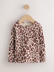 Black Mono Long Sleeve Ribbed Tops 5 Pack (3mths-7yrs) - Image 2 of 9