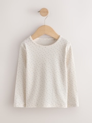 Black Mono Long Sleeve Ribbed Tops 5 Pack (3mths-7yrs) - Image 6 of 9