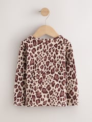 Black Mono Long Sleeve Ribbed Tops 5 Pack (3mths-7yrs) - Image 7 of 9