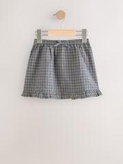 Multicoloured Navy Check - Falda con dobladillo con volantes (3 meses-7 años) - Imagen 1 de 4