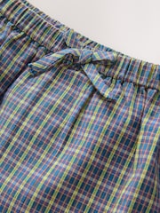 Multicoloured Navy Check - Falda con dobladillo con volantes (3 meses-7 años) - Imagen 3 de 4