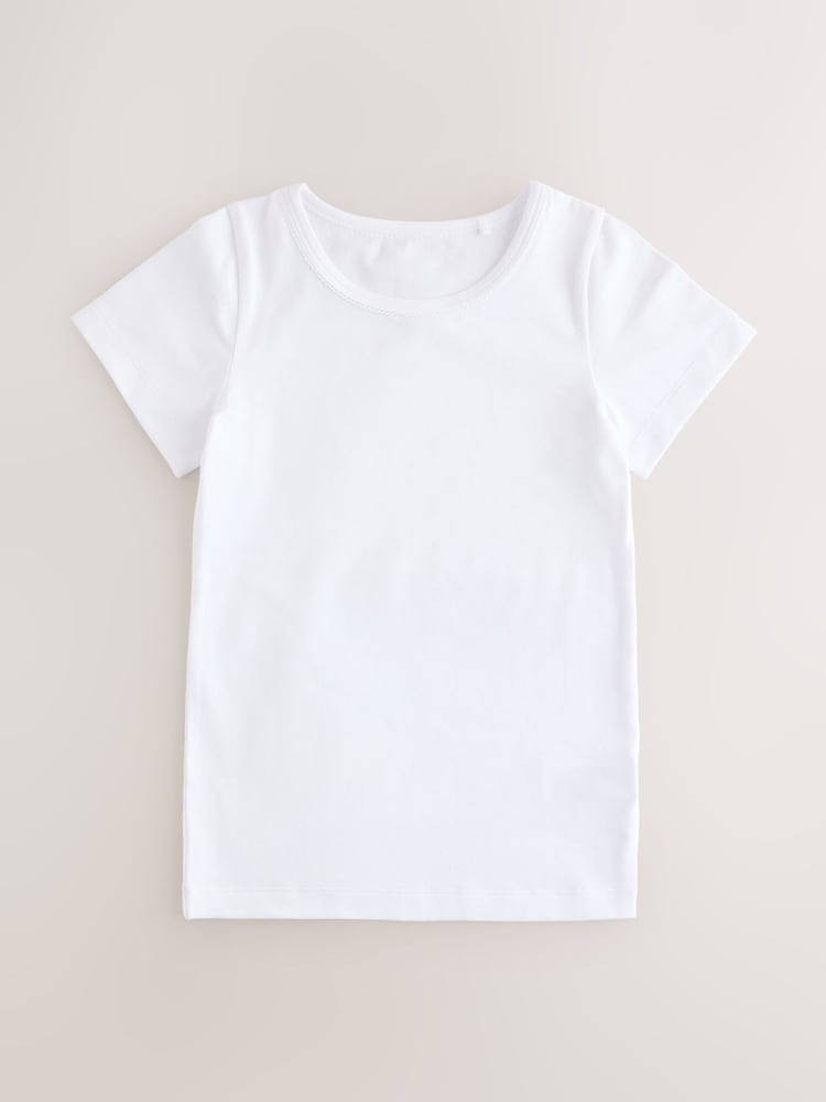 Blanco - Pack de 5 camisetas interiores de manga corta (1,5 - 16 años) - Imagen 2 de 9