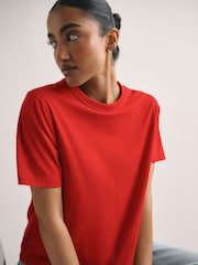 Red Crew Neck T-Shirt - Image 4 of 7