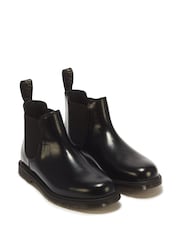Dr. Martens Black Mayfare Polished Smooth Chelsea Boots - Image 2 of 6