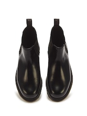 Dr. Martens Black Mayfare Polished Smooth Chelsea Boots - Image 4 of 6