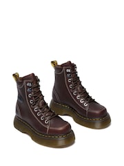 Dr. Martens Brown Buzz 8i Grizzly Leather Boots - Image 2 of 6