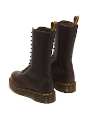 Dr. Martens Brown 1B99 Bex 14-Eye Soft Ambassador Leather Boots - Image 3 of 6