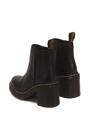 Dr. Martens Black Spence Leather Heel Chelsea Boots - Image 3 of 6