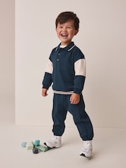 Neutral Polo Joggers Set (3mths-7yrs) - Image 1 of 4