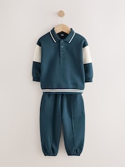 Neutral Polo Joggers Set (3mths-7yrs) - Image 5 of 8