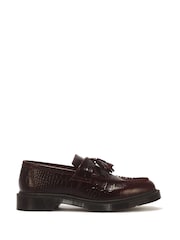 Dr. Martens Adrian Croc Embossed Atlas Loafers - Image 1 of 6