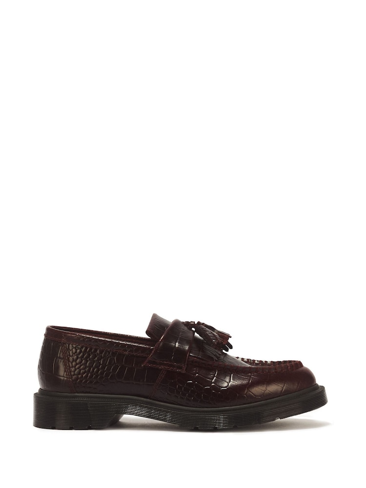 Dr. Martens Adrian Croc Embossed Atlas Loafers - Image 1 of 6