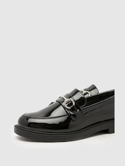 Schuh Black Laura Embellished Loafers - Image 3 of 4