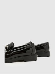 Schuh Black Laura Embellished Loafers - Image 4 of 4