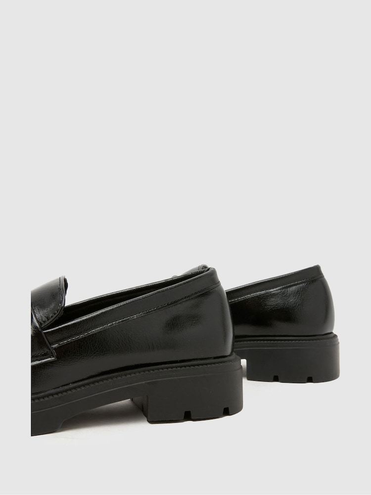 Schuh Black Loyalty Heart Loafers - Image 4 of 4