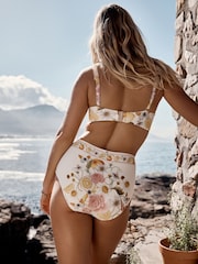 Emily Carter Floral - Yüksək Bel Bikini Altı - 5şəkildən 4 şəkil