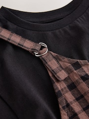 Brown Neutral Check Pinafore (3-16yrs) - Image 9 of 9
